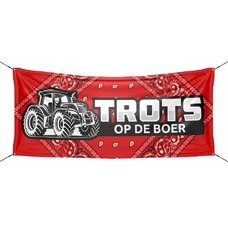 Proud of the farmer banner