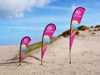 Beach flags Drop