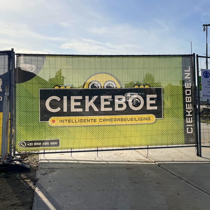 Construction fence cloths