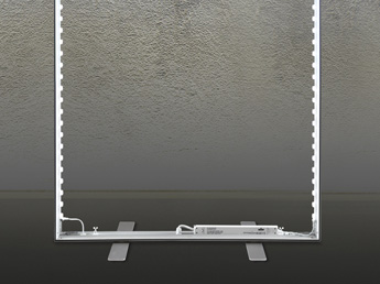 Freestanding LED frames