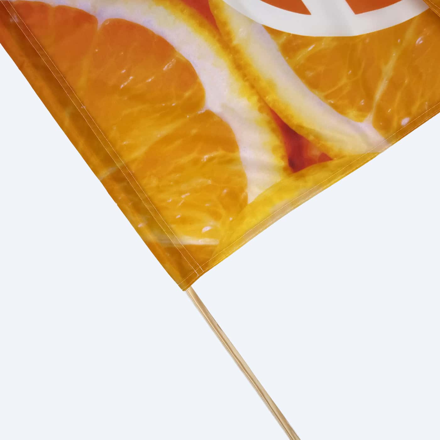 Banner with stick