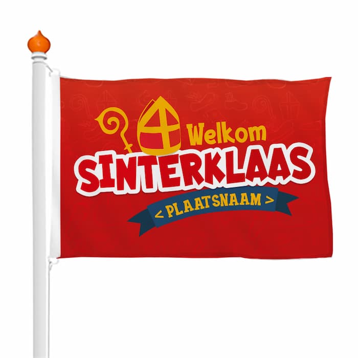 Sinterklaas flag village-city