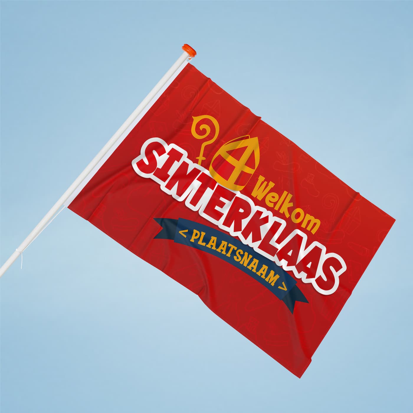 Sinterklaas flag village-city