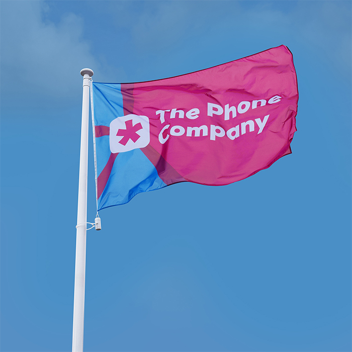 Flag custom size