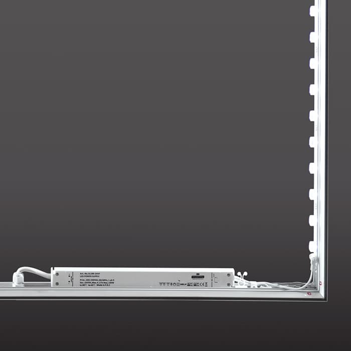Freestanding LED Frame double-sided