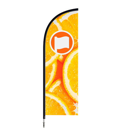 Beach flag Straight Fiber L